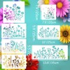 Flower Stencils for Painting Wildflower Stencil Reusable Drawing Templates DIY