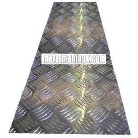 Aluminium 5 bar tread plate 1000mm x 100mm x 2mm