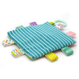 Taggies Soothing Sensory Crinkle Me Toy with Baby Paper and Squeaker, Painted Pony, 6.5 x 6.5-Inches