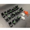 10 Pack 14-16 AWG Gauge 2 Pin Position Terminal Weather