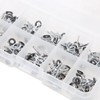 100Pcs Fishing Rod Guide Ring Set Ceramic Guide Eye Sets