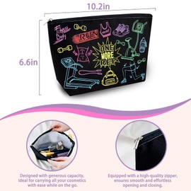 Yoxiumi Cool Gifts for Gym Rats Gym Bag Fitness Gifts Women Workout Bag for Women Personal Trainer Gifts Crossfit Accessories Fitness Lovers Gift for Sister Friend Female Travel Toiletry Pouch