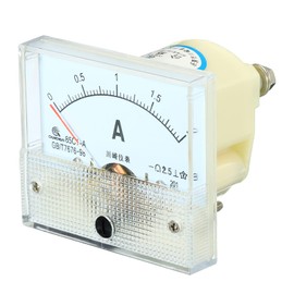 YOKIVE Analog Panel Ammeter, 85C1 Ampere Meter Current Tester, Great for Office, Art, Home, Daily Use (DC 0-2A)