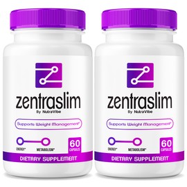 (2 Pack) Zentraslim – Original Formula with Premium Natural Blend to Help Support Body Goals, Long-Lasting Energy & an Active Lifestyle | Just 2 Easy-to-Swallow Pills Daily (120 Capsules)