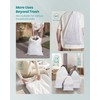 SONGMICS Trash Bags for 13-Gallon (50 L) Trash Cans, Drawstring