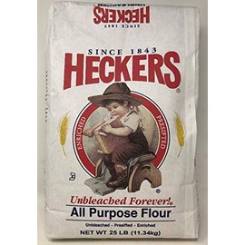 Heckers All Purpose Flour Unbleached 25LB