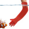 SunGrow 22" Long Rubber Gloves for Dog and Cat Bath,