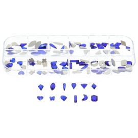 SEWACC Flatback Rhinestones for Nails Glass Nail Charms for DIY Manicure Elegant for Home Use and Professional Salons