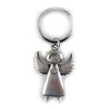 Silver Guardian Angel Keyring