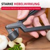 Westmark Novapress Black Edition Garlic Press - Ergonomic Premium Garlic