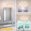 Ditoon Brushed Nickel Vanity Light, Antique Bathroom Vanity Light Over