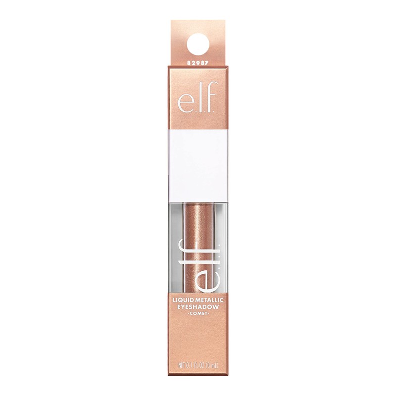 e.l.f. Liquid Metallic Eyeshadow, Quick-Drying, Long-Lasting, Gel-Based Formula For One-Swipe