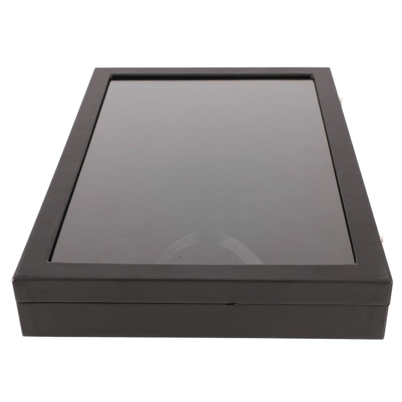 Ring Display Case Organizer with Transparent Lid 100 Slot Jewelry