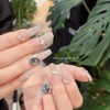 Chisafly Nail Stone, Large Nail Parts, Crystal, Gems, Glitter, 3D,