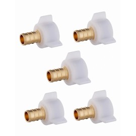 Efield PEX-B 3/4" PEX X X 3/4" Female Threaded NPT Swivel Adapter Brass Lead Free Pack of 5