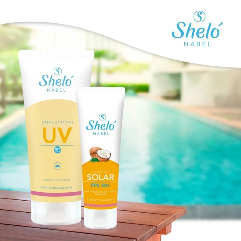 Bloqueador Solar Fps Filtro Uva Uvb Shelo Nabel
