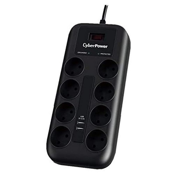 CyberPower Prof. 8 x Schuko/2 x USB surge protection P0820SUF0-DE
