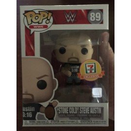 FUNKO POP WWE STONE COLD STEVE AUSTIN 3:16 SHIRT 2 BELTS 7-ELEVEN Exclusive.