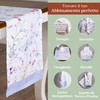 Maison d' Hermine Table Runner, 100% Cotton, Decorative Washable Easter