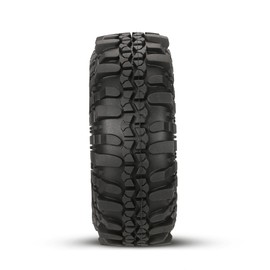 4Pcs 1.9 Inch 110mm 1/10 Rock Crawler Tires with Alloy Beadlock Wheel Rim Replacement for D90 SCX10 AXIAL RC4WD TF2 Remote Control Car