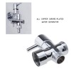 Brass Shower Diverter Valve Bathroom Valve Chrome Polished 3/4 1/2