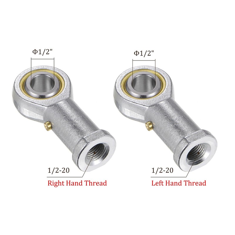 Kozelo PHSB8 1/2 Inch Rod Ends Set - 2 Pieces