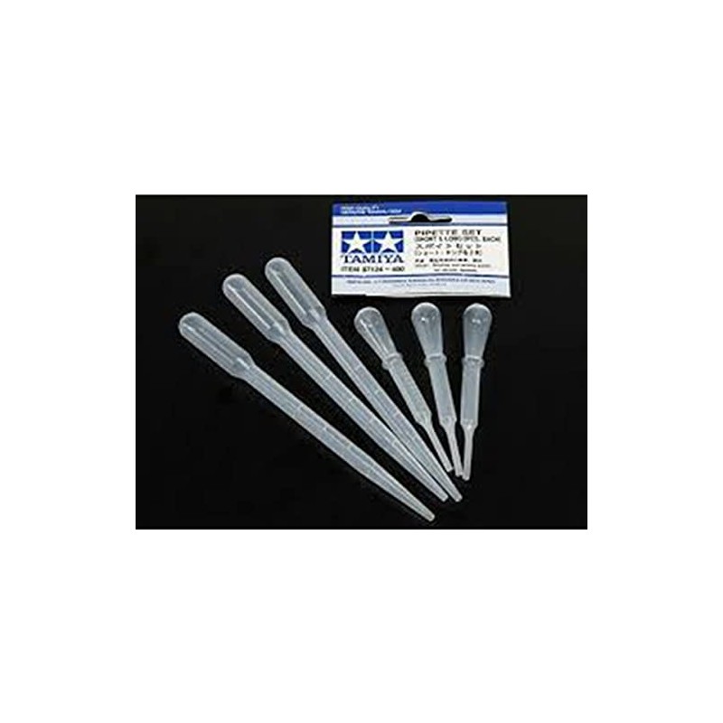 TAMIYA 300087124 Pipette Set, 90 x 150 mm, 6 Pieces