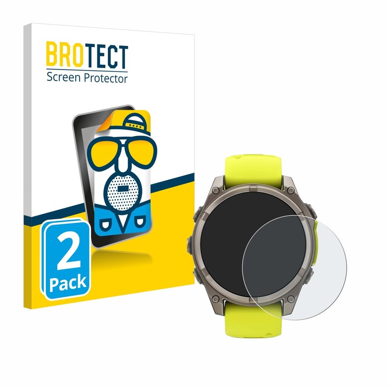 BROTECT Anti-Glare Screen Protector for Garmin Fenix 8 Solar (47mm)