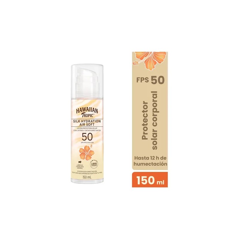 Loción Hawaiian Tropic Silk Hydration Air Soft Fps50 150ml
