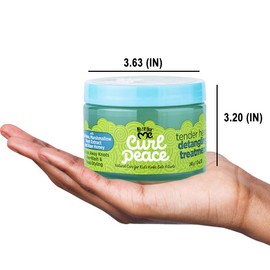 Just for Me Curl Peace Tender Head Detangling Treatment (3 Pack) - Rinses Away Knots, Pre-Wash, Post-Styling, Contains No Parabens, Sulfates, Mineral Oil, Petrolatum, or Animal Testing, 12 oz