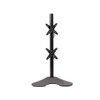 Ergotech Dual Vertical LCD Monitor Stand (100-D28-B11),Black