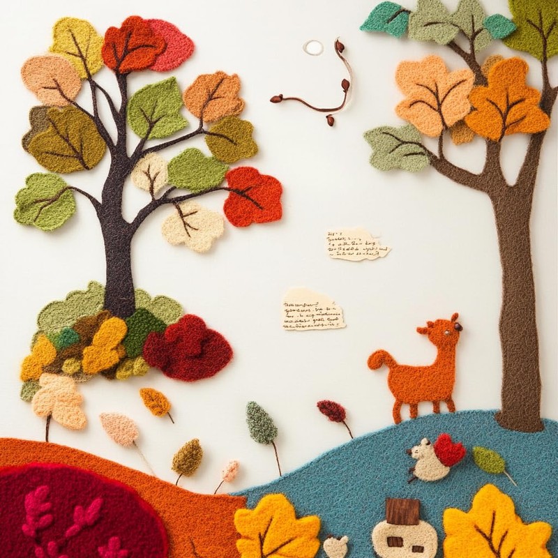 12" x 12" Felt Fabric Sheets for Crafts, Squares Felt