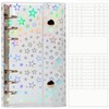 Virtarlux Clear Sticker Book Transparent Girls Removable A6 Sticker Binder