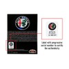 Alfa Romeo 21818 Quadrifoglio Verde Sticker for Car Instrument Panel,