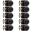 Probrico Oil Rubbed Bronze Square Door Knobs, Privacy Door Knobs