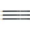 FABER-CASTELL Pencil 1111, hexagonal, B, barrel colour: black (12 pieces), you will receive 1 pack of 12