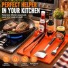 Bolycen Silicone Griddle Tool Mat for Grilling and Cooking