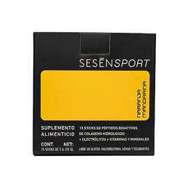 SESN Electrolitos  Colágeno Naranja Mandarina  15 Sticks x 5g  Sodio Potasio Magnesio  Vitaminas B5 B6 C  Hidratación                                 