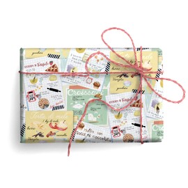 ARKRAFT Gift Wrap Set 3 Sheets XXL 90 x 65 cm Plastic-Free Packaging Paper FSC (18-9169)