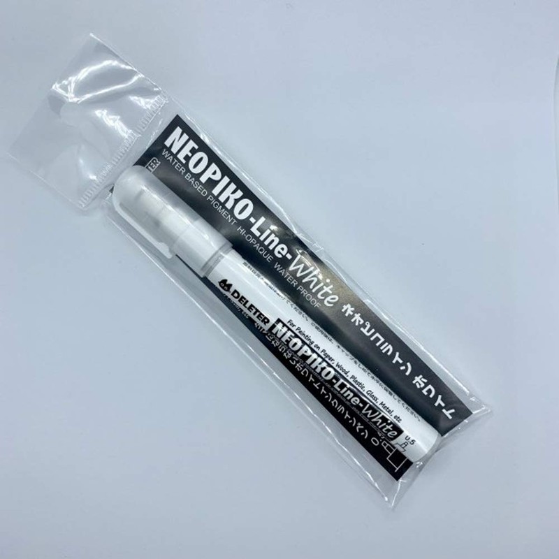 Deleter Neopiko Line White 0.5mm Liner Pen