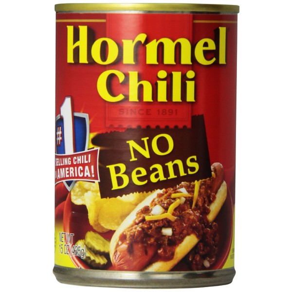 Hormel Chili Without Beans (6 Pack/ 15 Ounce Net Wt