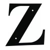 Village Wrought Iron Wrought Iron Letter Z Medium 12" (Made