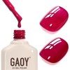 Red Gel Nail Polish, 16ml Soak Off Gel Polish, UV