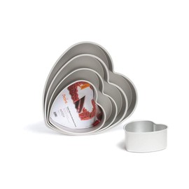 DECORA 0062669 Profi-BACKFORM Herz AUS ELOXIERTEM Aluminium cm 20 X H 7,5 cm, Metall, Silber, 20 x 7,5