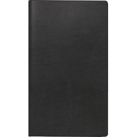 rido/idé Pocket Calendar Model Pocket Planner Int. 2026 | A6, Faux Leather, Black
