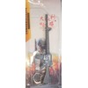 Fat-catz-copy-catz Unisex Novelty Metal M16 Rifle Gun Keyring Pendant Grey/Black
