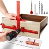 DOCXCDO Aluminum Cabinet Hardware Jig Tool for Handles Pulls Knobs,