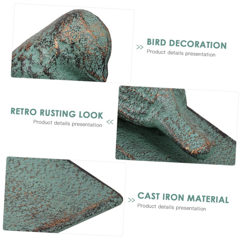 Ciieeo Outside Door Wedge Stopper Strong Cast Iron Doorstop Home