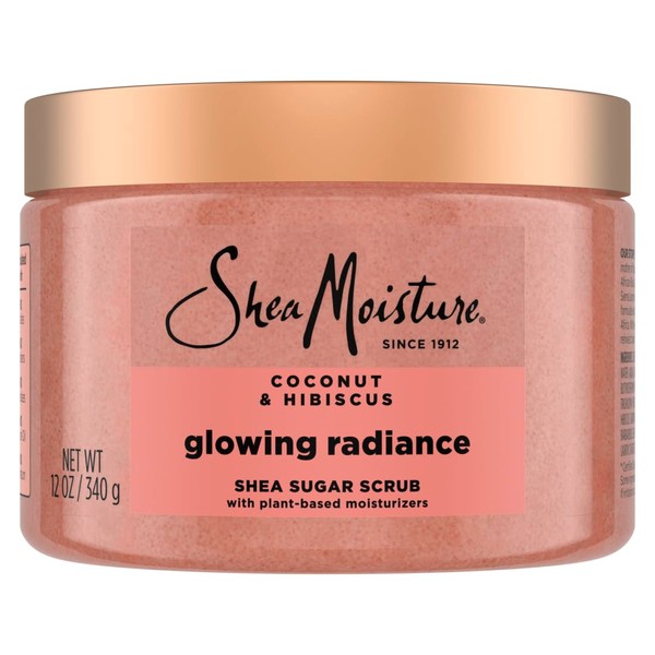 SheaMoisture Shea Sugar Body Scrub For Glowing Radiance Coconut Hibiscus
