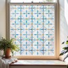Window Privacy Film, 3D Stained Glass Window Film, 35.4x78.7in